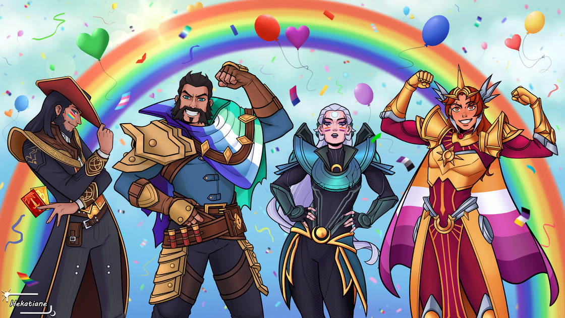 Hekatiane League of Legends: Wild Rift Pride Community Artist